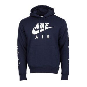 Nike Men's Air JDI Fleece Hoodie Pullover Fleece Navy Size M NEW WITH TAGS!
